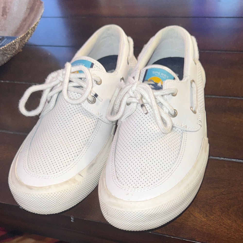 Sperry Top-Sider Perforated Sneakers with Laces - Picture 5 of 10